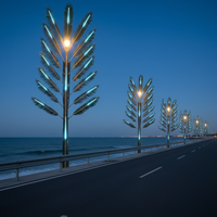 KHT Fabrication Originale Bande LED Solaire RGB 20M en Aluminium de Haute Qualité Télécommandée IP65 pour Jardin