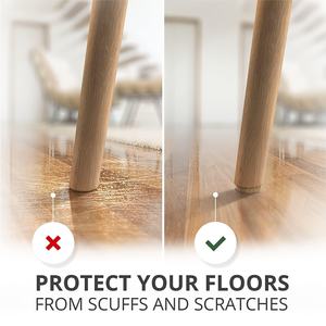 Almohadillas Redondas de Fieltro Resistentes SoftTouch, Adhesivo Fuerte, Protector de Piso Silencioso, Varios Tamaños, Beige Personalizado, Fácil Instalación - Product Image 5