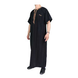 Nouveau modèle en gros, vêtements <span class=keywords><strong>pour</strong></span> hommes arabes islamiques à manches courtes avec un design populaire <span class=keywords><strong>pour</strong></span> la prière - Product Image 3