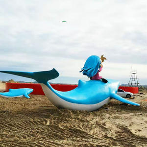 Frp <span class=keywords><strong>Plaisir</strong></span> Sculpture En Plein Air Parc Résine Artisanat Décoration Art Paysage Statue Dessin Animé Personnage Modèle - Product Image 4