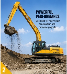 รถขุดตีนตะขาบ XE260CLL แบบยาวพิเศษ ขนาด 27 ตัน สำหรับงานแม่น้ำและงานลาดชัน - Product Image 2