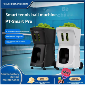 Lanceur de balles de <span class=keywords><strong>padel</strong></span> PT-SMART PRO PUSUN pour entraînement en intérieur et en extérieur avec télécommande via application. - Product Image 1