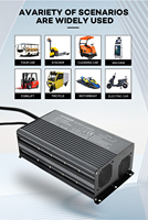 Chargeur de batterie au lithium LiFePO4 intelligent 2000W homologué CE YZ1600S Entrée CC 50A-72V 30A-72V 35A-72V 48V-72V 60V-72V Électrique OTP