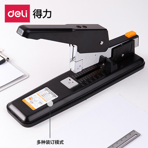 Deli Heavy Duty Stapler 288mm x 173mm 100 Sheets Capacity With Scale For Office Use - Product Image 2