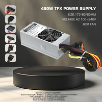 Alimentation électrique TFX-450W avec PFC actif, ventilateur 8 cm, entrée 100-240 V, interface 20+4 broches pour mini-boîtier de bureau