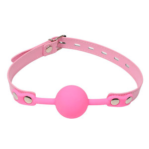 Balle de gag en silicone noir avec clous métalliques pour jeux adultes, accessoire BDSM unisexe - Product Image 5