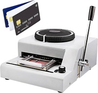 Machine de codage de gaufrage d'imprimante de braille manuelle de carte de PVC
