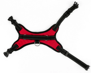 สายรัดกระเป๋าเป้สะพายหลังสำหรับสุนัขผ้าอ๊อกซ์ฟอร์ดพร้อมตาข่ายสำหรับใส่เดินได้อย่างปลอดภัยสีแดง - Product Image 3