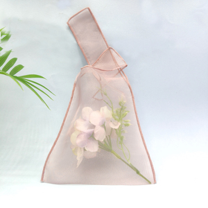 Borsa Trasparente in Plexiglass con Logo Personalizzato per Piccola Borsetta Stile Balletto, Custodia Antipolvere in Organza per Gioielli e Braccialetti - Product Image 2