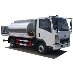 Hot sale sino mini 4KL Asphalt spreading road storage vehicle road bitumen Japan praver trucks with competitive price for sale