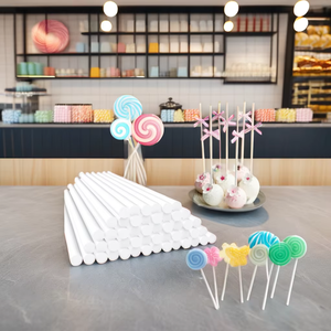 All-In-One-Verpackungs-und Druck produkt Verschiedene Größen Papiers ticks für Lollipop Cakepop Baby Zahn reiniger für die Getränke industrie - Product Image 1