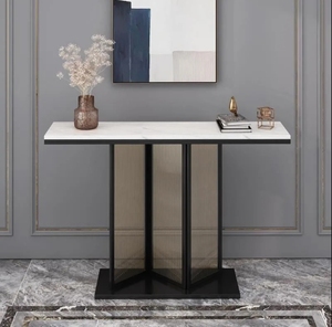 Table console de luxe légère Table console simple moderne Table d'appoint <span class=keywords><strong>Hall</strong></span> d'entrée Armoire console d'entrée contre le mur - Product Image 4