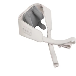 Masseur électrique pour le cou, rechargeable par USB, chauffant, 2 modes, contrôle de la minuterie, mouvement pétrissant 3D pour soulager les douleurs cervicales - Product Image 1