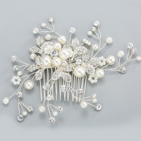 Peigne pince à cheveux en forme de feuilles dorées, bijoux de cheveux, bal de mariage, fleur, pince pour coiffure, nouvelle collection