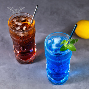 Taza de Vidrio <span class=keywords><strong>Tiki</strong></span> de Diseño Novedoso de 430 ml, Taza de Cristal Transparente Estilo Hawaiano para Fiestas en Casa, Vaso para Beber Cócteles Sin Plomo - Product Image 6