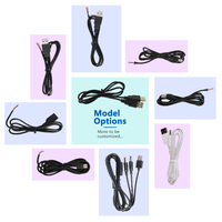 Kabel Ekstensi USB2.0 2/4 Core USB Male to Male/Male to Female untuk Catu Daya & Transfer Data PC Desktop Laptop, Komputer