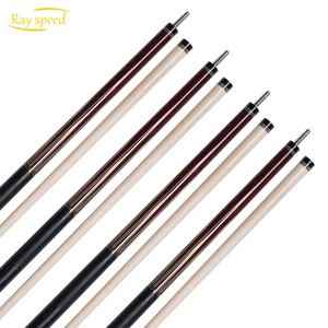Taco de billar Rayspeed, 6 piezas, incrustaciones de madera rizada + ébano, taco de billar, eje de arce duro, tamaño de punta de 12,5mm, Junta Radial <span class=keywords><strong>Cocobolo</strong></span> - Product Image 6