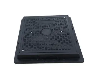 SMC Material Manhole Cover 450*450mm En124 Standard C250 Mold Composite Manhole Covers