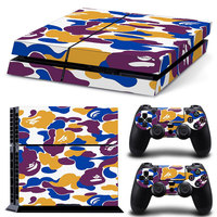 Pour 4 autocollants de protection pour console avec 2 protections de manettes, communication filaire, matériau PVC, certifié FCC