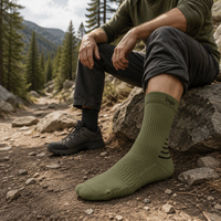 Chaussettes d'aventure en plein air avec logo personnalisé, chaussettes de randonnée pour le trekking, le camping et la randonnée à sac à dos