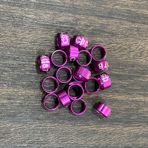 8Mm <span class=keywords><strong>9Mm</strong></span> Vogel Voet Ring Aluminium Race Korte Duif Voet Ring Label Homing Duif Voetringen - Product Image 5