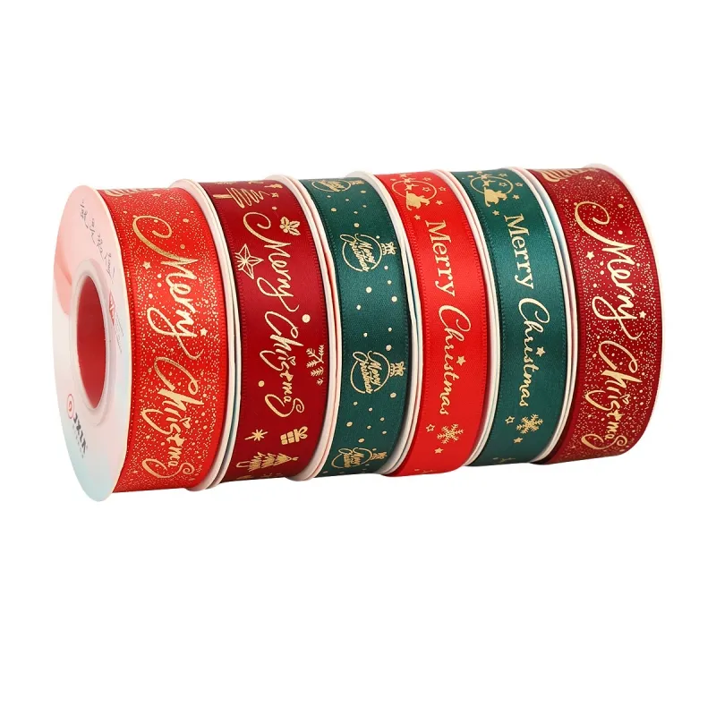 Atacado Natal Fitas Poliéster Webbing Natal Decore Fita Para Natal Fitas Xadrez Com Fio