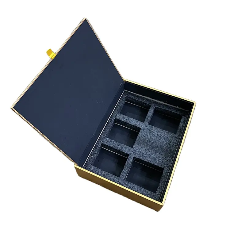 Boîte de papier rigide Lipack Boîte cadeau en papier d'emballage en carton rigide personnalisé polychrome pour bougie