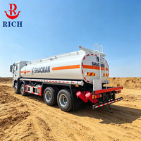 Camión Cisterna de Combustible Manual Shacman 6x6 de 19.5m³ con Tanque de Almacenamiento de Combustible Diésel de 335HP, Dispensador de Combustible Móvil para Reabastecimiento