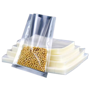 Bolsas de plástico transparentes selladas al vacío para alimentos con <span class=keywords><strong>3</strong></span> lados sellados - Product Image 1