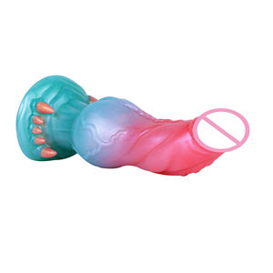 Fantasía NNSX animal silicona caballo Gallo perro consolador suave punto G consolador juguete sexual fuerte ventosa deja tus manos libres - Product Image 1
