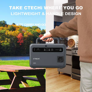 Centrale électrique à batterie personnalisée générateur solaire portable <span class=keywords><strong>CTECHi</strong></span> 600W 691Wh facile à transporter batterie externe pour camping en plein air - Product Image 5