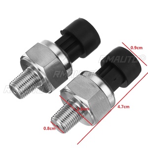 Jauge numérique double affichage 2'' (52mm) 12V 0-20 Bar avec LED bleue pour température de l'eau/voltmètre/pression d'air, pour suspension pneumatique + capteur - Product Image 4