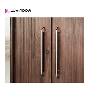 High Quality Craftsman <strong>Door</strong> Solid Wood Pivot <strong>Door</strong> Entry Luxury Big <strong>Door</strong> For Villa - Product Image 6