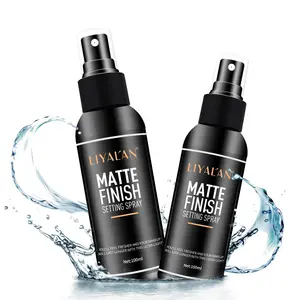 Oem Private Label Rozengeur Gezicht Hydraterende Olie Controle Veganistische Matte Make-Up Instelling Spray Mist