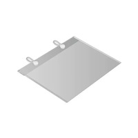 Porte-étiquettes en plastique pour la vente au détail, porte-étiquettes en PVC transparent pour les étagères, pour l'affichage en magasin