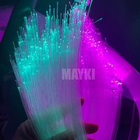 Moteur d'éclairage à fibres optiques TUYA WIFI 12W/24W RGBW à effet scintillant, contrôle intelligent, plafond étoilé à fibres optiques LED pour home cinéma
