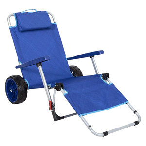 Bestex Chaise roulante de <span class=keywords><strong>plage</strong></span> en aluminium de haute qualité Chaise de <span class=keywords><strong>plage</strong></span> pliable pour le camping et le pique-nique - Product Image 1