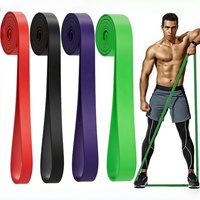 Bandas de Resistencia Unisex para Gimnasio, Ecológicas y Duraderas, de TPE, para Yoga, Pilates, Fitness, Expansión, Ejercicios de Fuerza y Dominadas