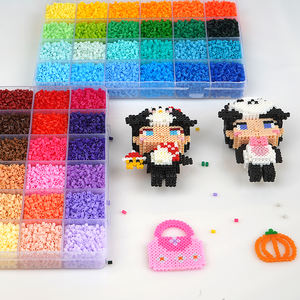 Kaufen Sie 48 Farben Perlen 2 Boxen Set Mini 2.6MM Artkal Perler Perlen Kinder Gitter Verpackung - Product Image 6