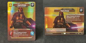 STAR W Mother Talzin Ahsoka Tano Kanan Jarrus Morgan Elsbeth Avar Kriss Kit Fisto Présentoir Personnalisé Finition Feuille d'Or 63x88mm - Product Image 3