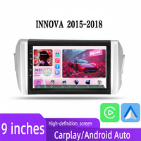 Autoradio Jiawell pour Innova 2015-2018 avec écran partagé, stéréo, prise USB, prise en charge Carplay et Android Auto, WiFi intégré, Bluetooth, DSP, 4G