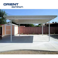 Meilleure vente en Chine de pergola motorisée à persiennes avec toit en aluminium pergola jardin extérieur