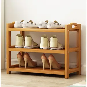 Современная деревянная стойка для обуви