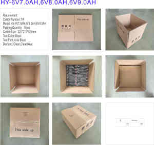 6V7ahバッテリー子供用車用スクーターソーラーUPS 20時間無料メンテナンスバッテリー - Product Image 4