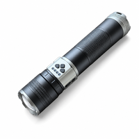 Lampe torche tactique laser rechargeable USB G909, étanche IP65, zoomable, super lumineuse, en alliage d'aluminium, portable, pour le camping