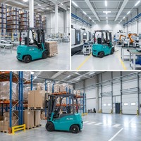 Chariot élévateur électrique XTMG 2 tonnes avec contrôleur double à puce importée et démarrage par carte à puce pour une utilisation sécurisée en entrepôt