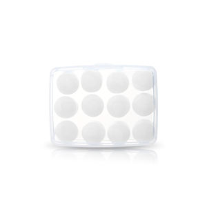 <span class=keywords><strong>Bouchons</strong></span> <span class=keywords><strong>d</strong></span>'<span class=keywords><strong>oreilles</strong></span> en gel de silicone antimicrobien à ions argentés imperméables, empêchent l'entrée de l'<span class=keywords><strong>eau</strong></span> pour la natation, la plongée, tous âges - Product Image 4