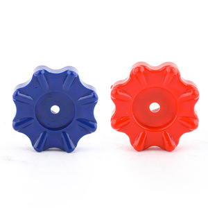 Air Conditioning Pressure Gauge Metal Knob Handwheel Plastic Switch Handle Blue Red Alloy Single Gauge Refrigerant Cap - Product Image 4