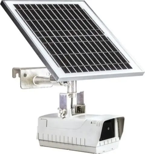 OHL powerline inspection PTZ solar energy equipment 3G/4G electronic tower monitoring camera