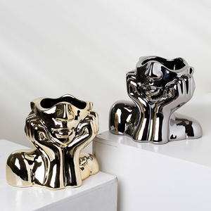 <span class=keywords><strong>Vaso</strong></span> per Fiori in Ceramica Elettroplaccata Stile Moderno Yuanwang, Vasi Decorativi per Interni in Bulk - Product Image 6